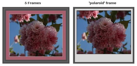 zFrame - applying up to five frames around your image