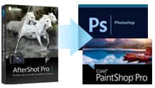 Send your photos from AfterShot to Photoshop with the click of a mouse