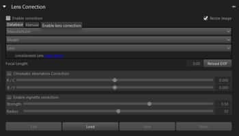 Lens Correction Development Kit